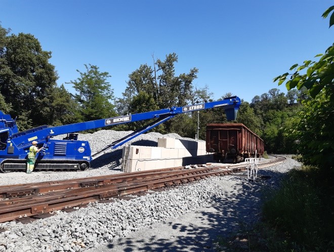 lafargeholcim granulats met en service une nouvelle installation de chargement de trains a lusine lafarge de val dazergues 2