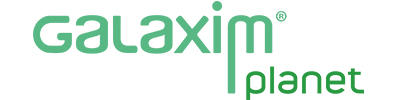 logo galaxim planet 100
