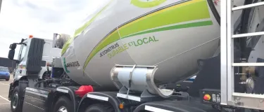 premier camion toupie au gaz a solutrans