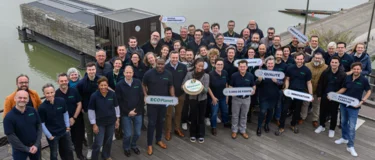 Equipe fêtant ECOPlanet 5 ans