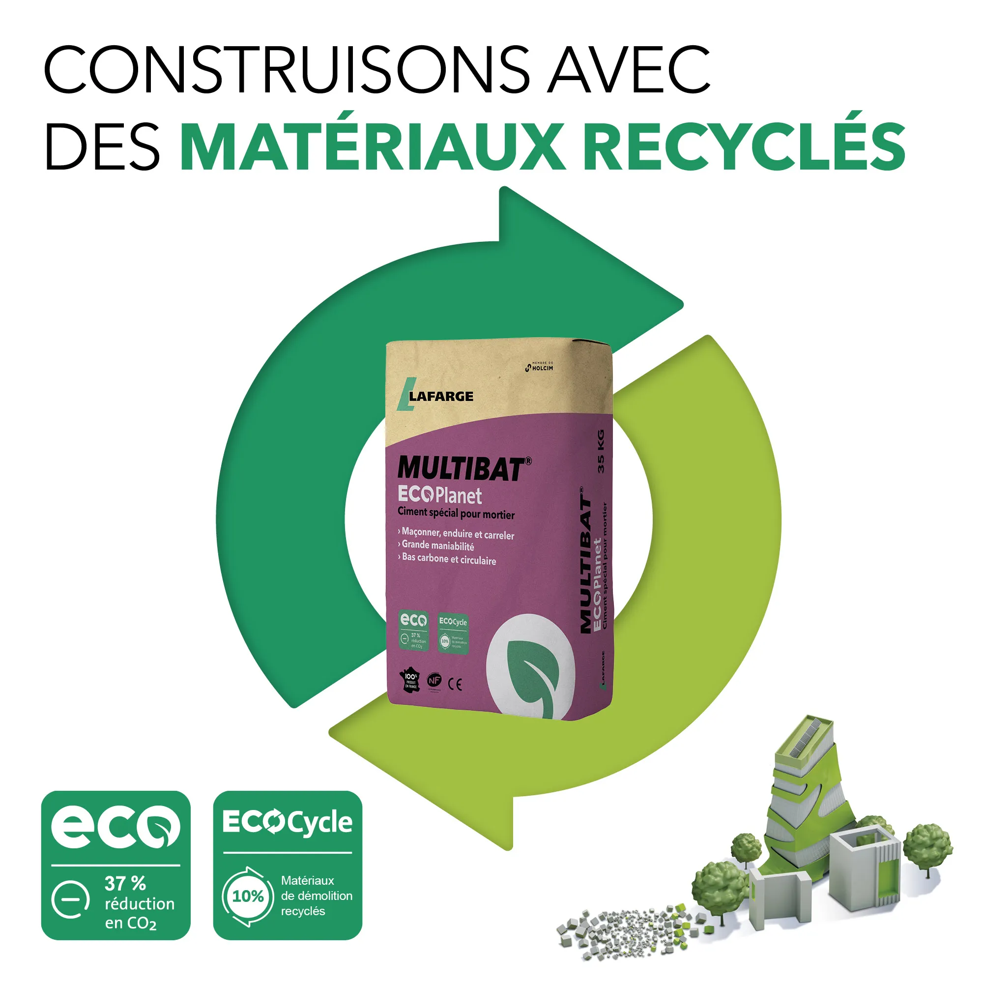 Palette top ciment lafarge