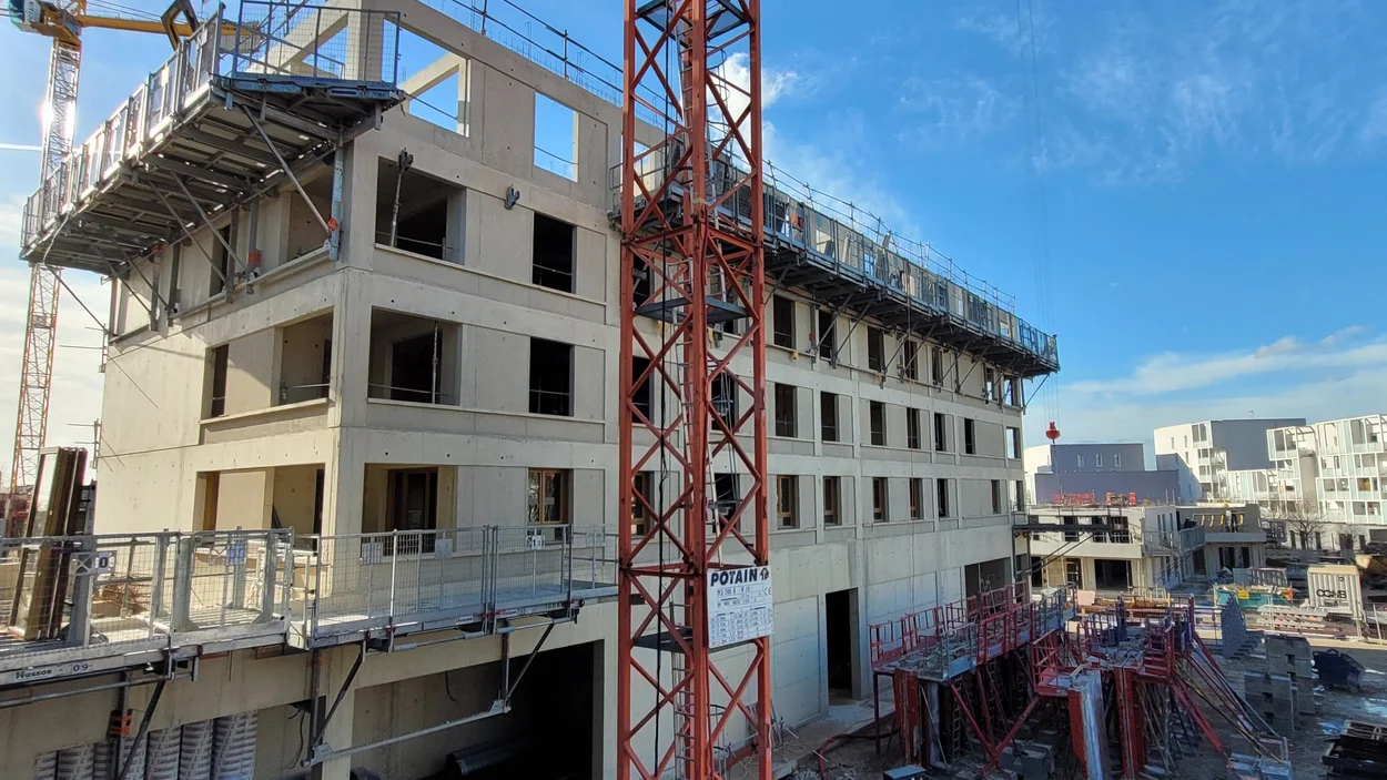 Immeuble en construction - Mazaud